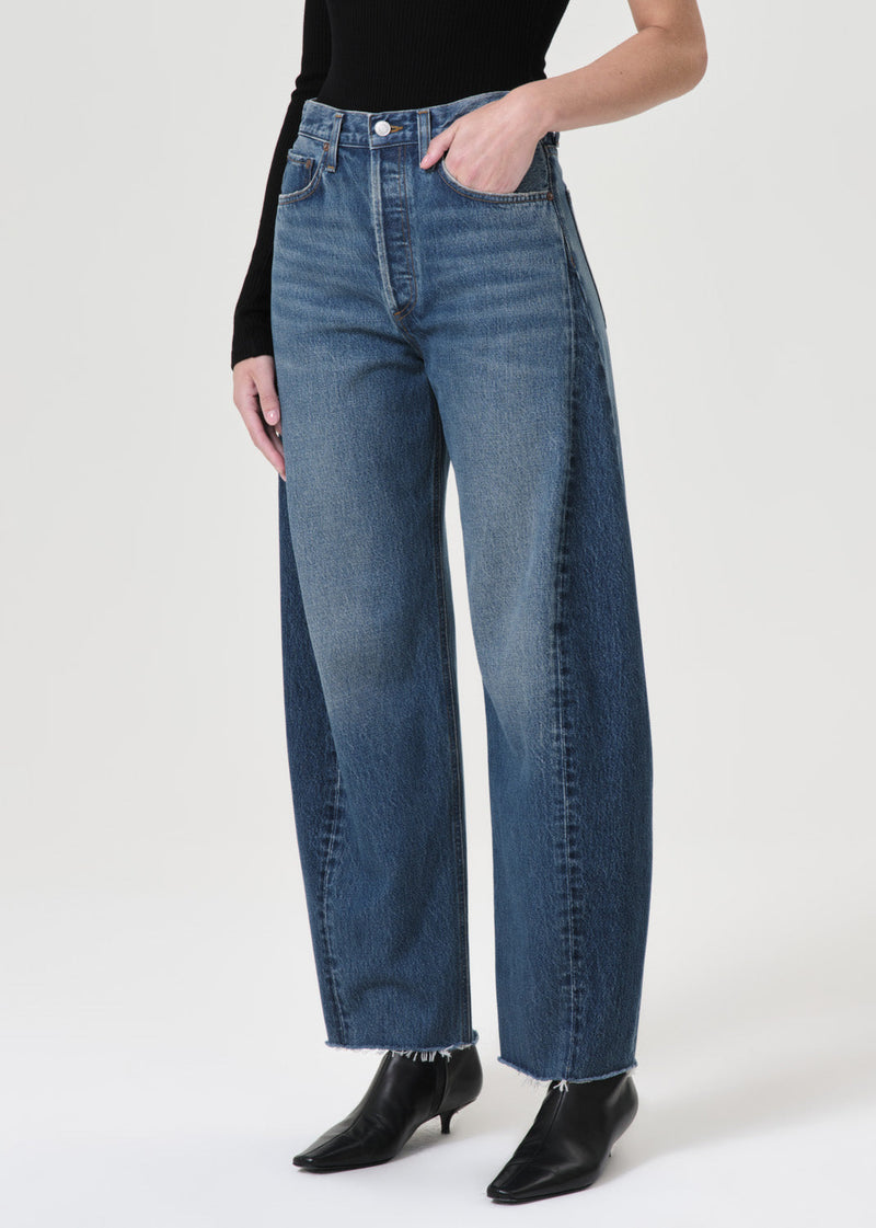 Luna High Rise Pieced Taper Jean