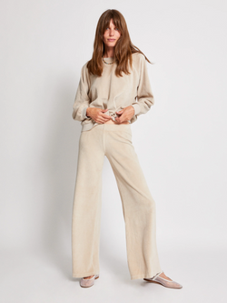 Zephyra Flare Pants in Velour
