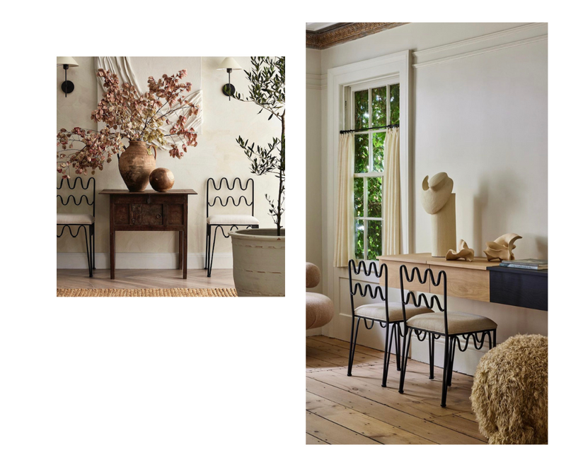 Set of Two Wave Chairs