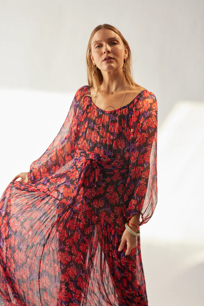 Lainey Dress w/ Sash  Natalie Martin   