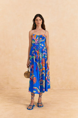 Painted Jungle Midi Dress  Farm Rio   