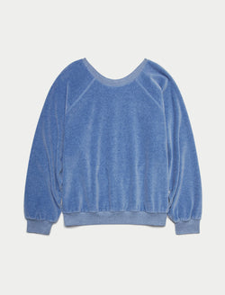 Samos Sweatshirt in Heather Velour  Suzie Kondi   