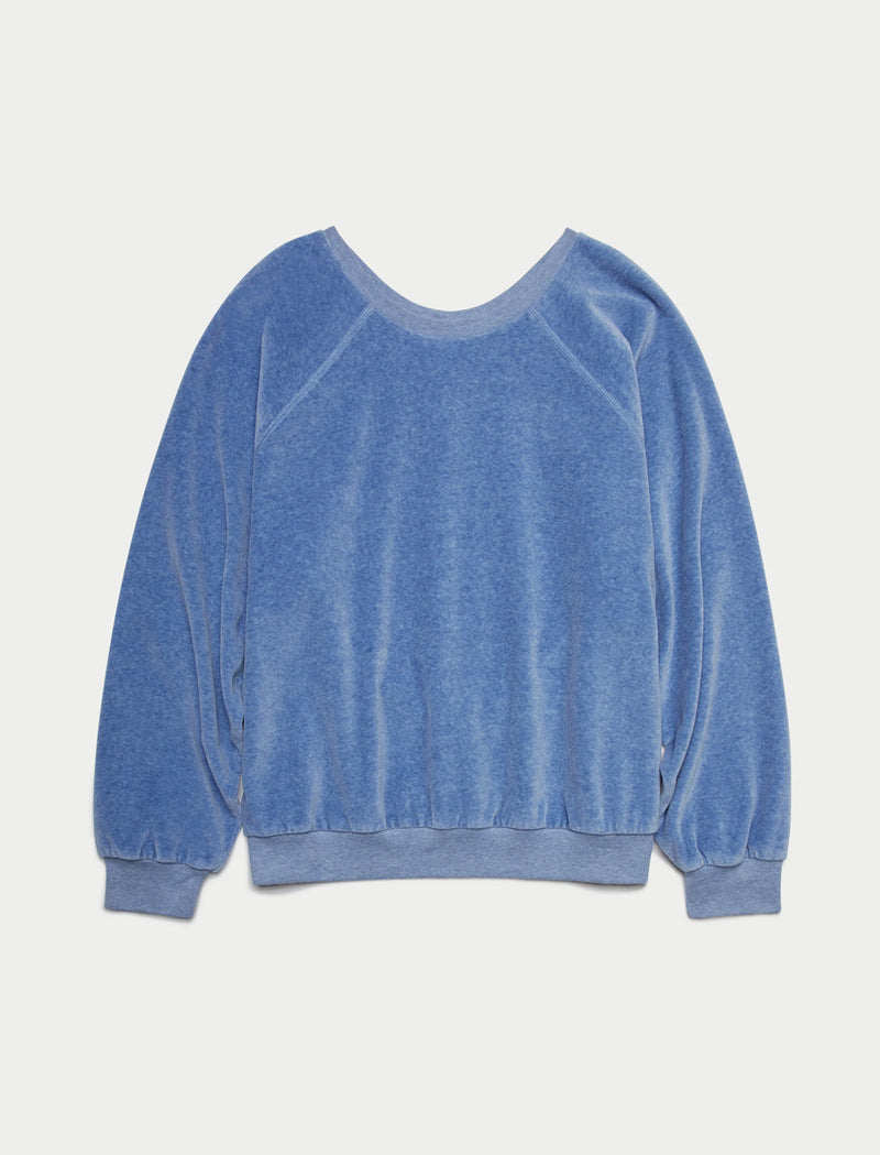 Samos Sweatshirt in Heather Velour  Suzie Kondi   