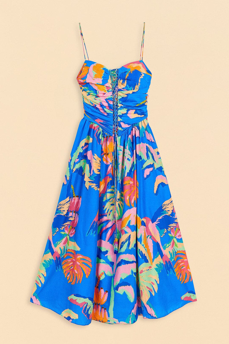 Painted Jungle Midi Dress  Farm Rio   