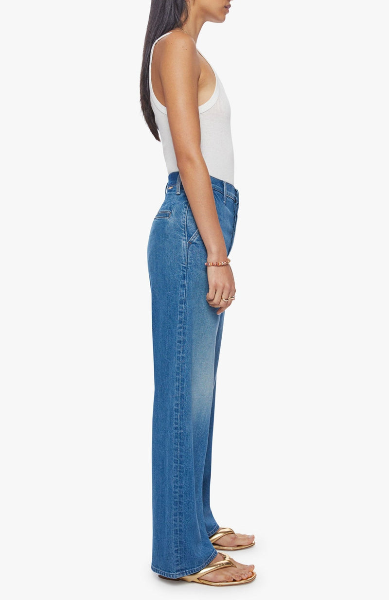 High Waisted Spinner Prep Skimp  Mother Denim   