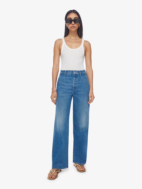 High Waisted Spinner Prep Skimp  Mother Denim   