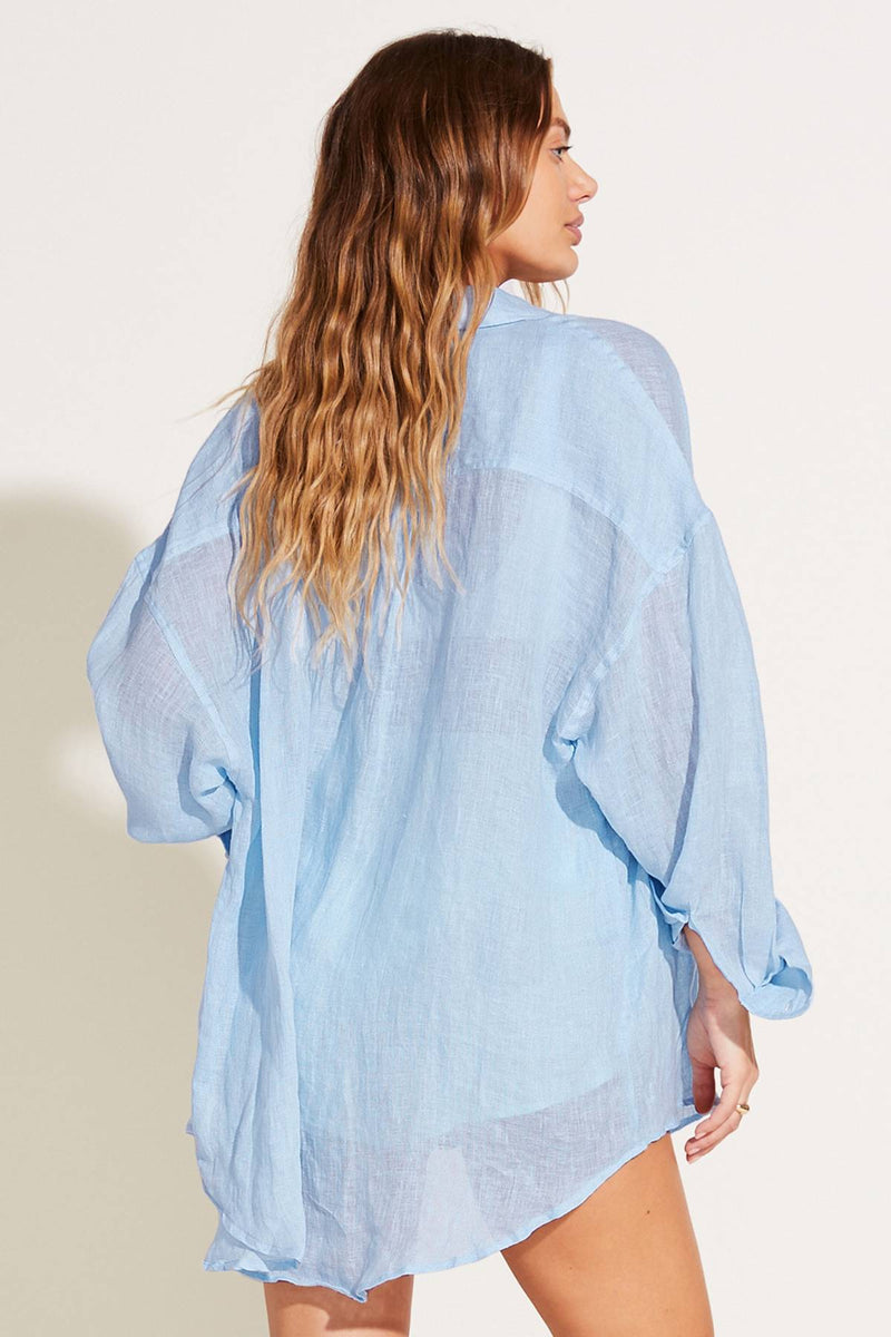 Playa Linen Oversized Shirt  Vitamin A   