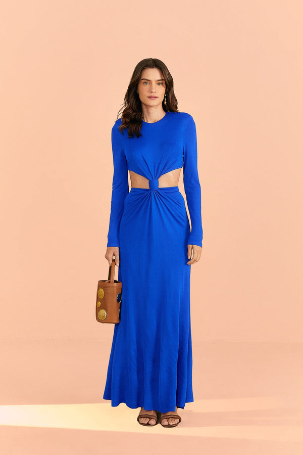 Knot Cut Out Maxi Dress  Farm Rio   