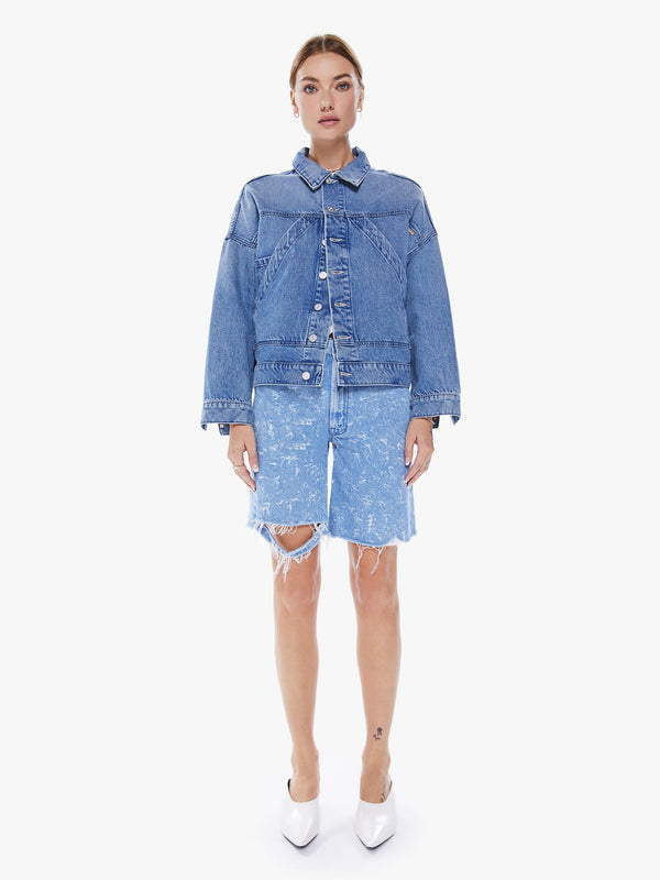 The Triangle Drifter Denim Jacket  Mother Denim   