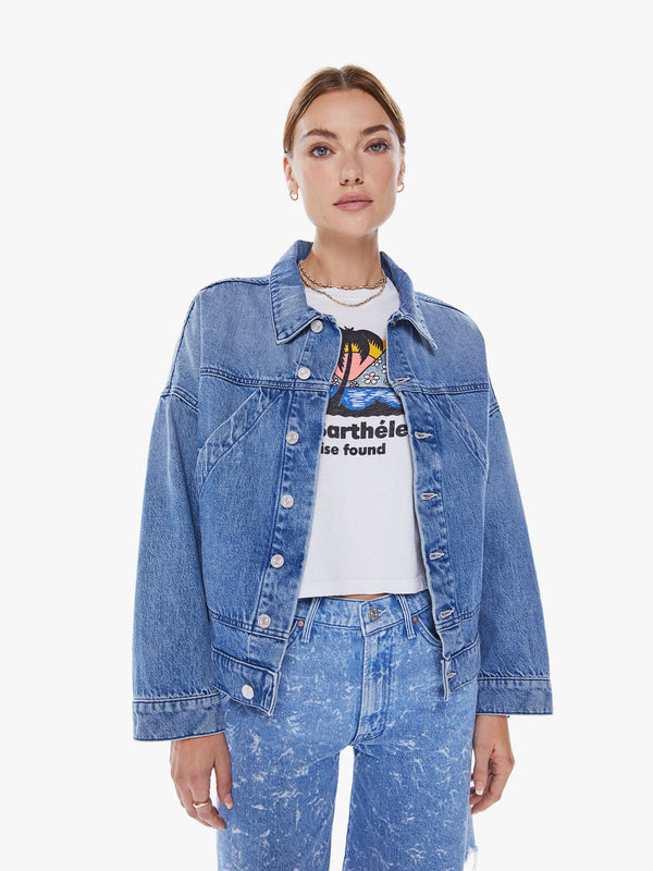 The Triangle Drifter Denim Jacket  Mother Denim   