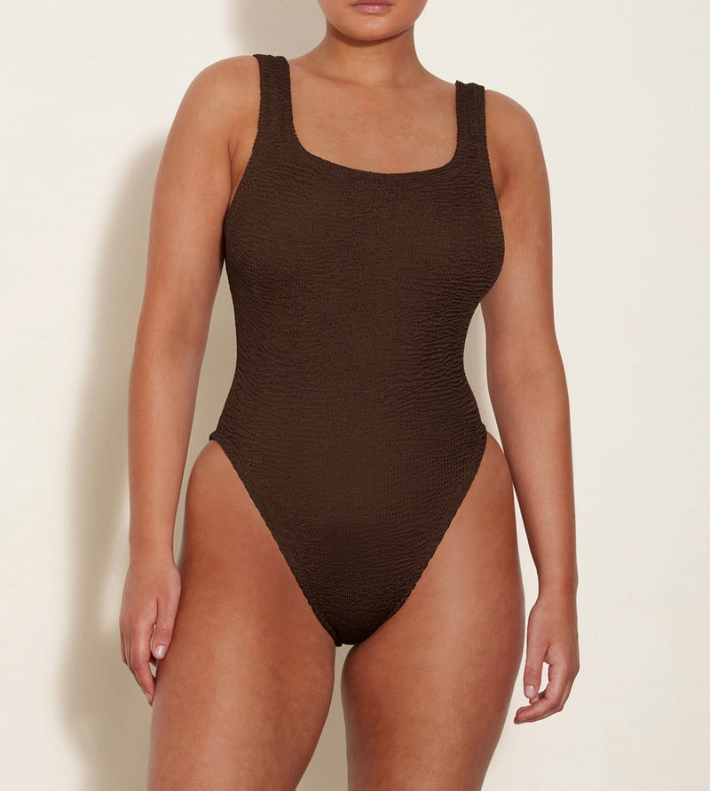 Square Neck Swimsuit  Hunza G   