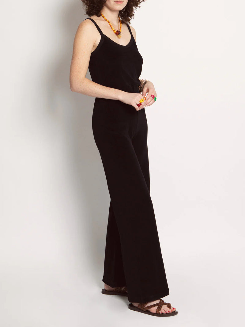 Elma Tank Jumpsuit in Velour  Suzie Kondi   