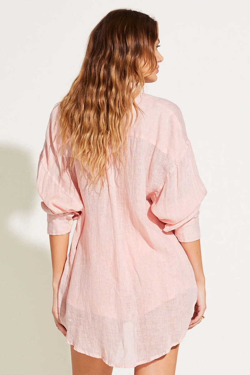 Playa Linen Oversized Shirt  Vitamin A   