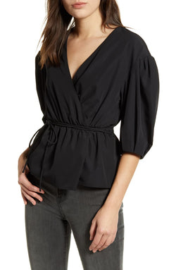 Mary Wrap Top Apparel Rebecca Minkoff   