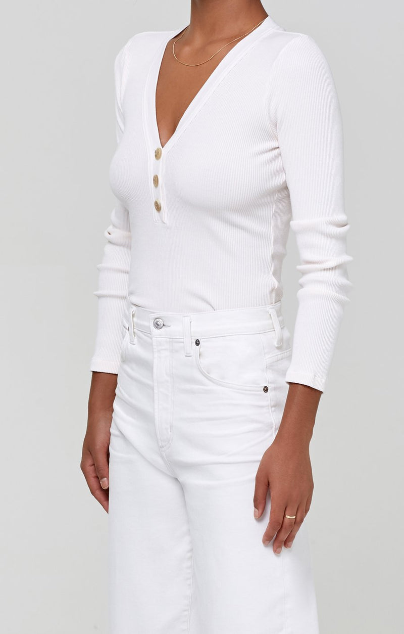Scarlett Rib Henley Apparel Citizens of Humanity   