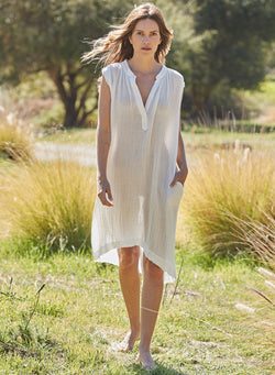 Fez Lightweight Gauze Caftan Apparel 9Seed   