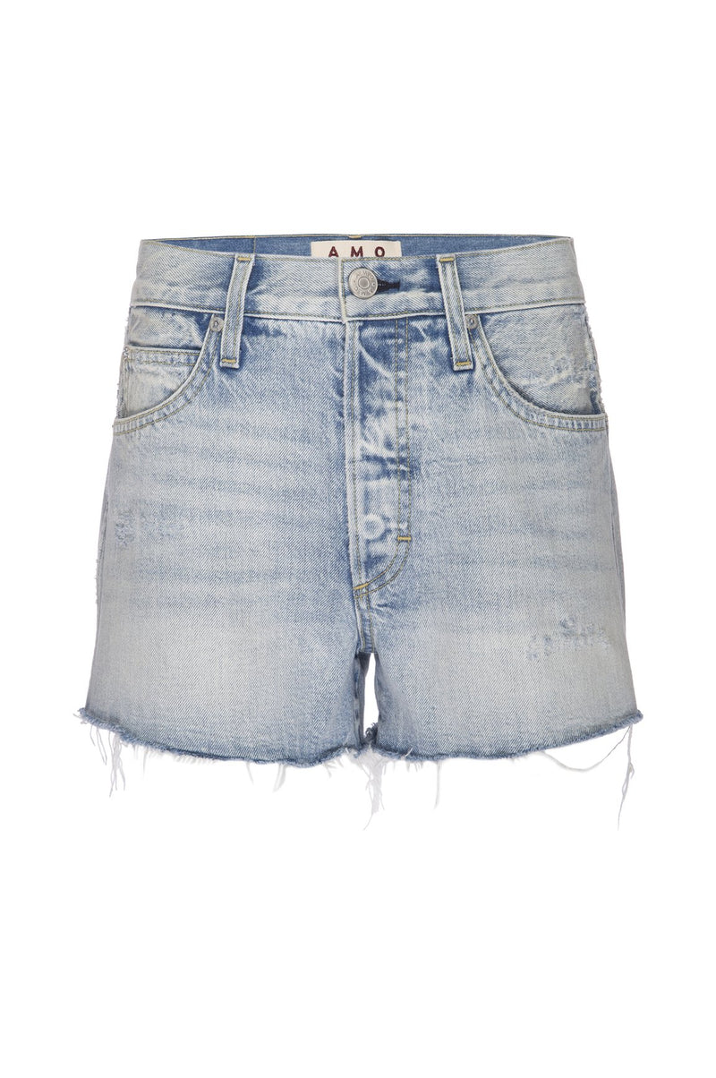 Loverboy Cutoff Denim Shorts Apparel AMO   