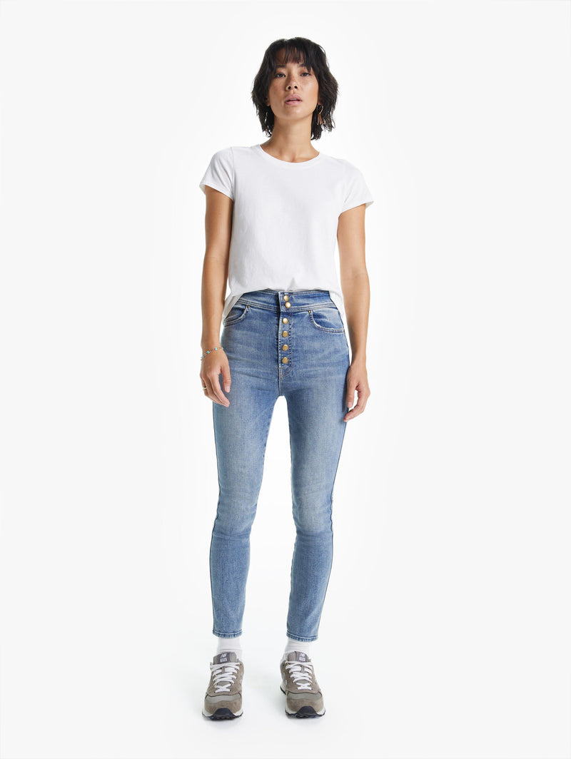 The Swooner Snapped Ankle Apparel Mother Denim   