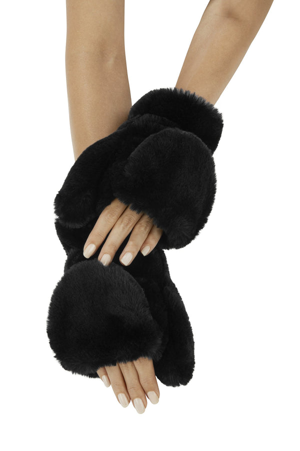 Coco Faux Fur Mittens Apparel & Accessories Apparis   