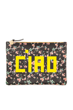 Cherry Blossom Convertible "Ciao" Clutch Handbags Clare V. One Size Multicolor 