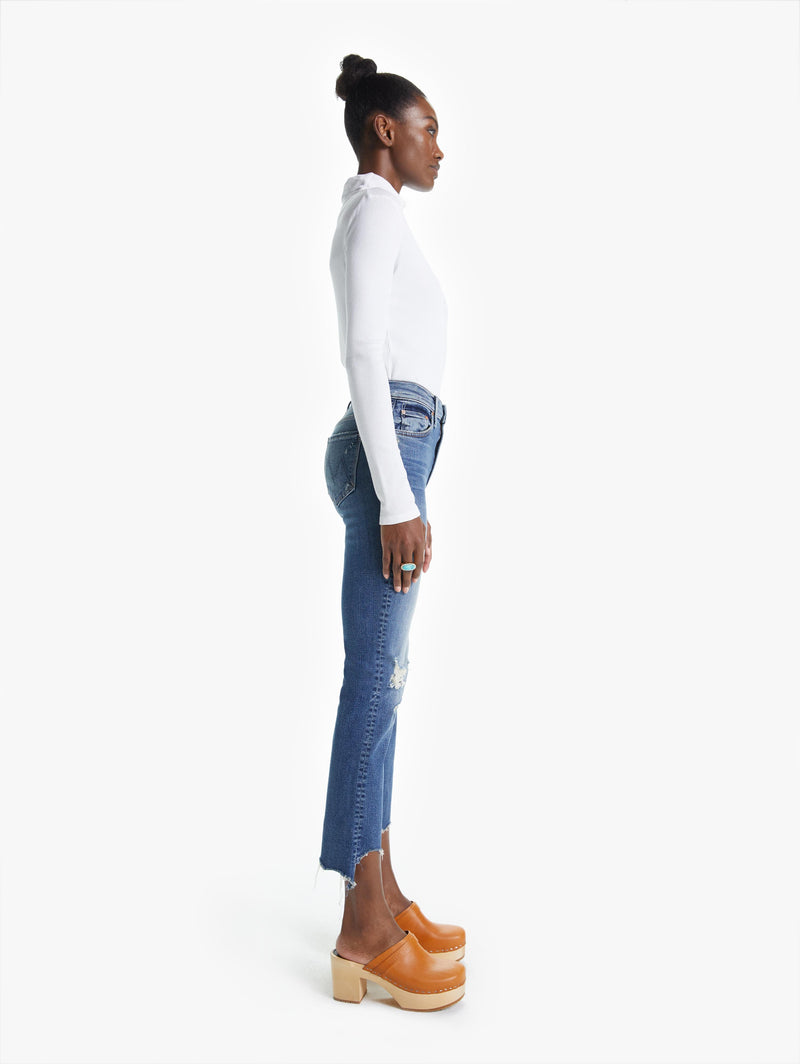 The Insider Crop Step Chew Apparel Mother Denim   