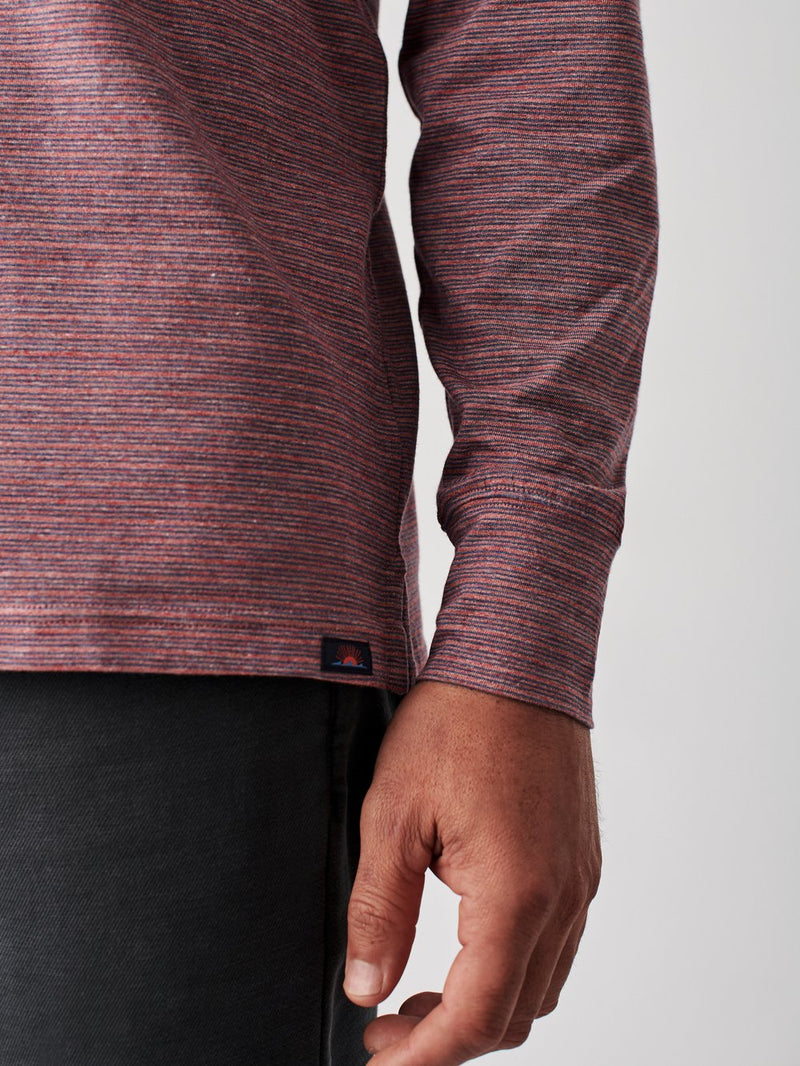 Movement Long-Sleeve Polo Apparel & Accessories Faherty   