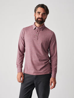 Movement Long-Sleeve Polo Apparel & Accessories Faherty   