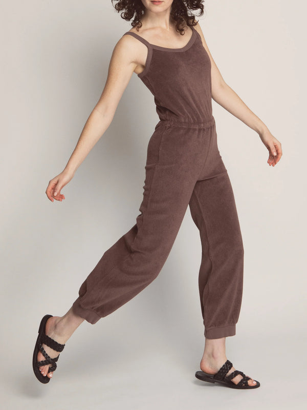 The Giorgi Tank Jumpsuit in Terry  Suzie Kondi   