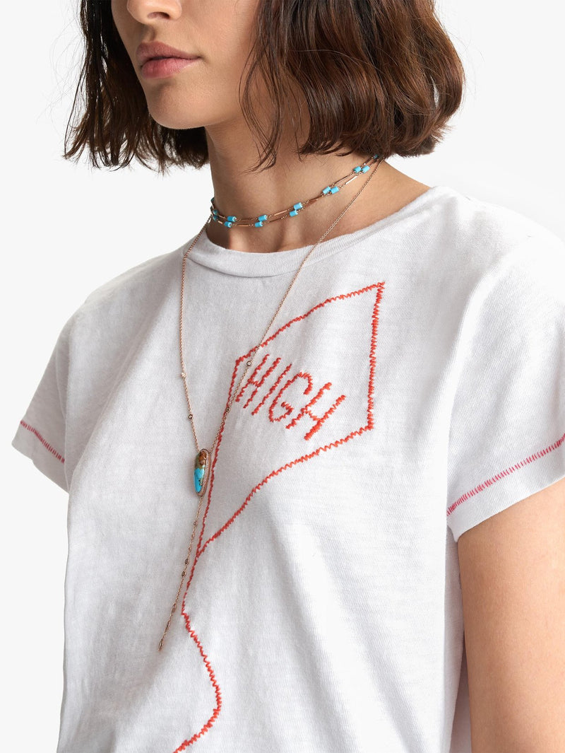 High As A Kite Sinful Tee Apparel Mother Denim   