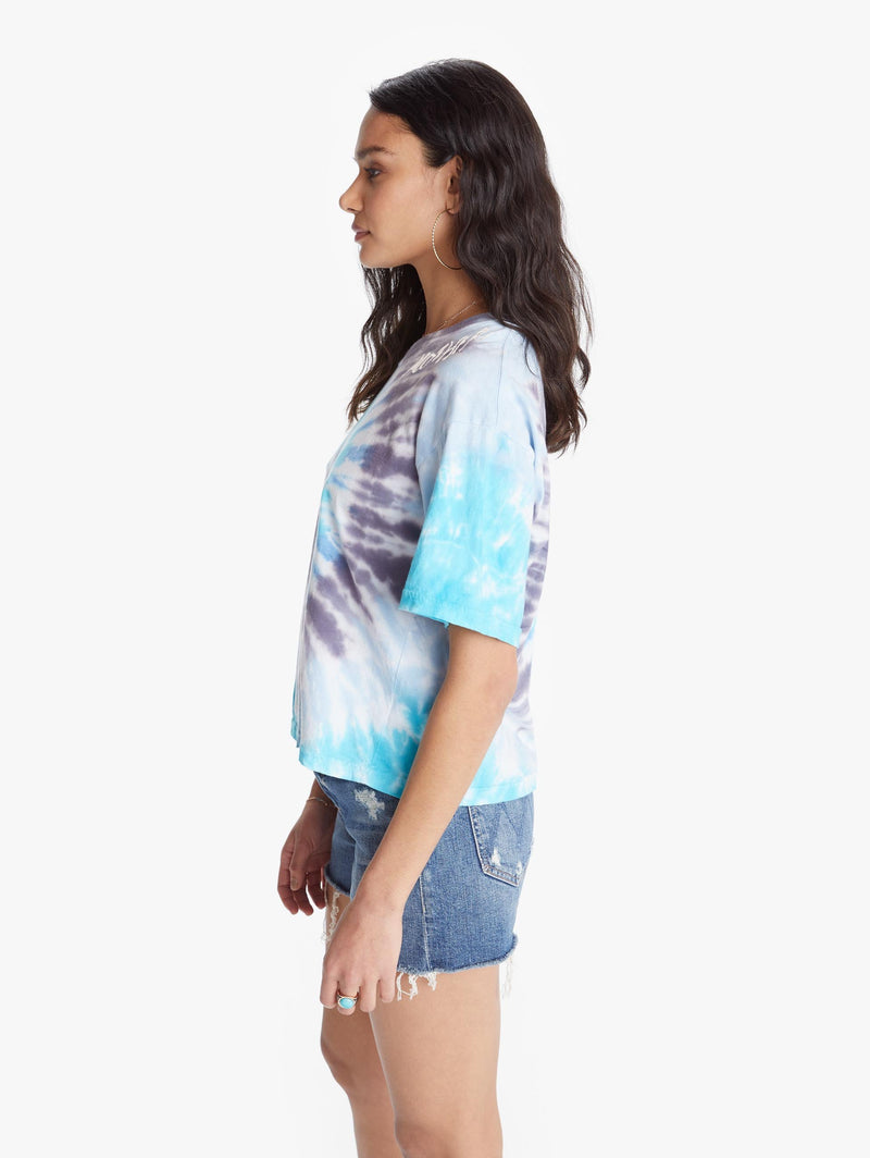Cosmo Tie Dye "East Coast" Tee Apparel I Stole My Boyfriends Shirt One Size Blue 