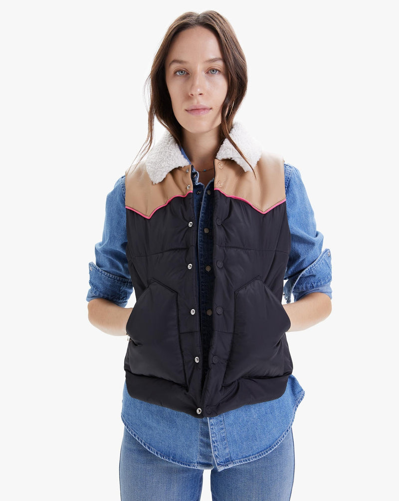 The Ol' West Puffer Vest Apparel Mother Denim   