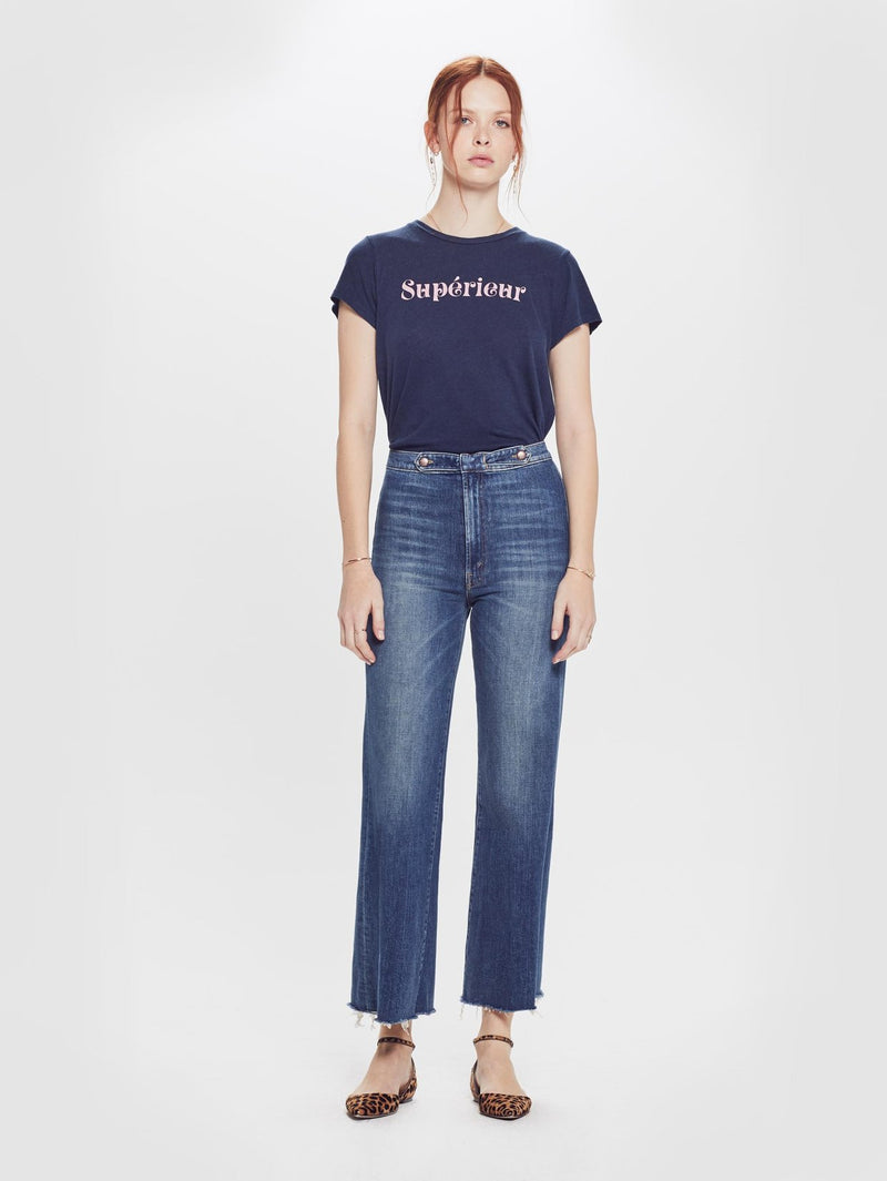 The Loop De Loop Fray Apparel Mother Denim Just One Sip 24 