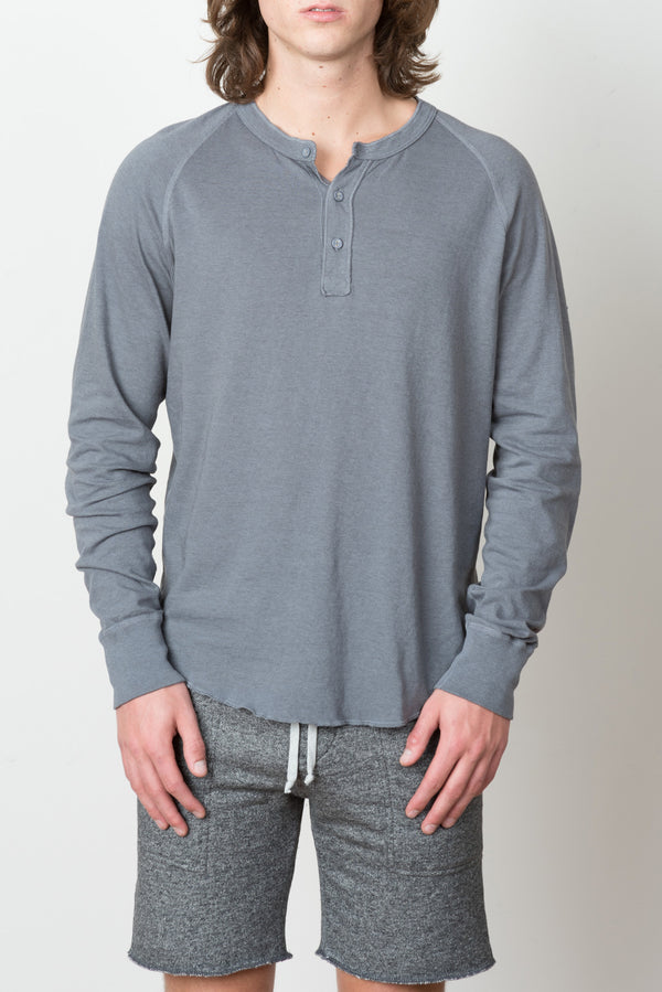 Supima Jersey Henley Apparel Save Khaki Extra Large Metal 