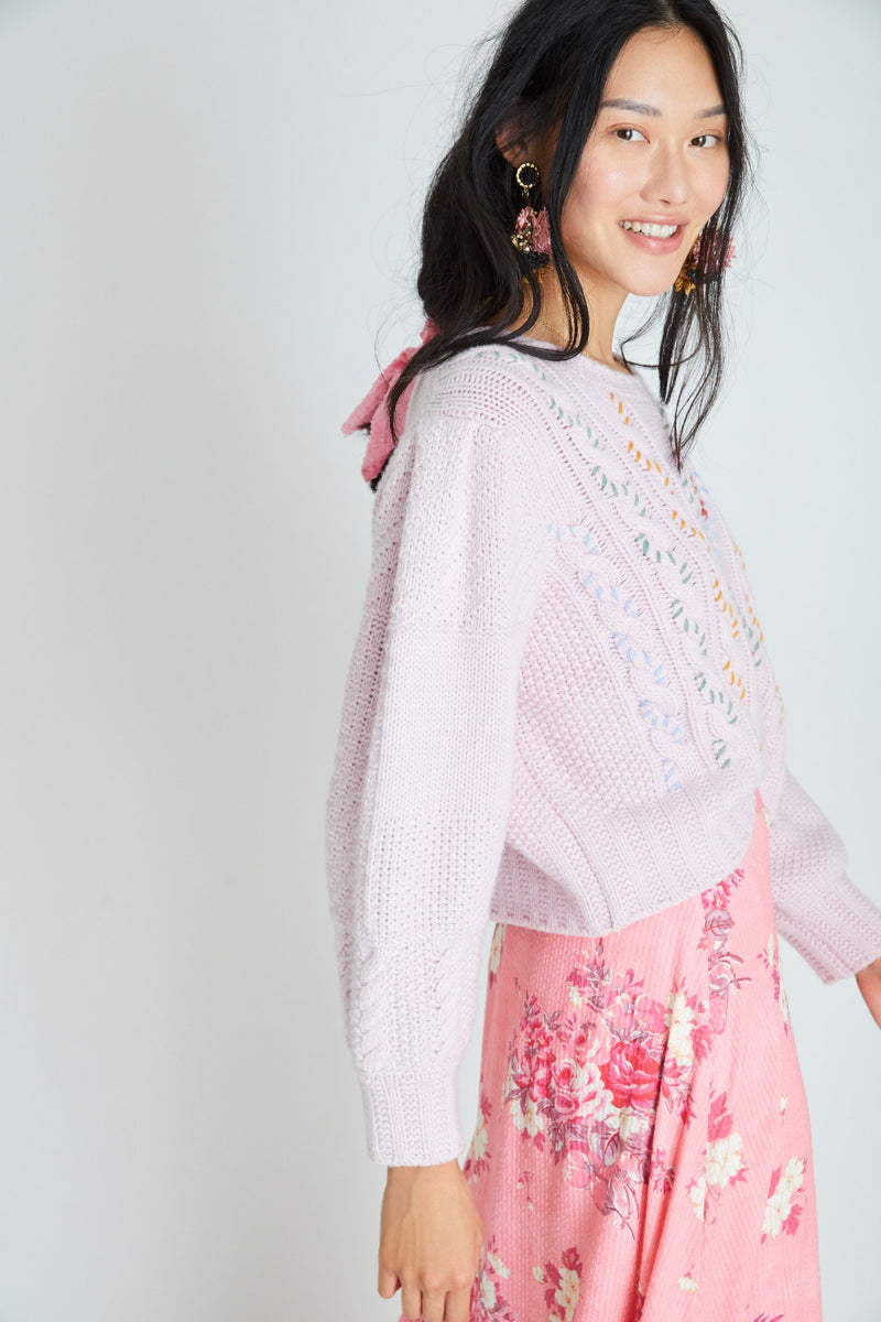 Leni Pullover Apparel LoveShackFancy   
