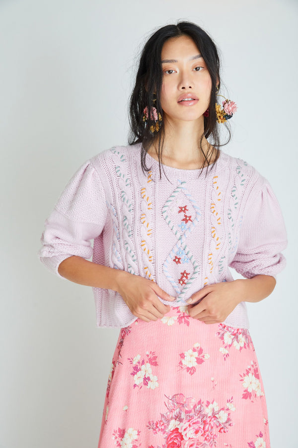 Leni Pullover Apparel LoveShackFancy   