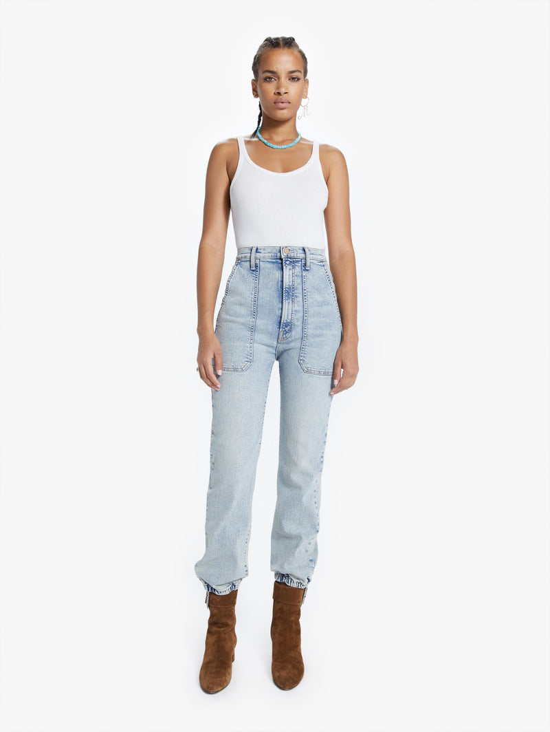 The Wrapper Patch Springy Ankle Apparel Mother Denim   
