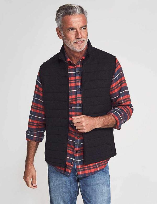 Sierra Park Vest Apparel Faherty Extra Large Navy 