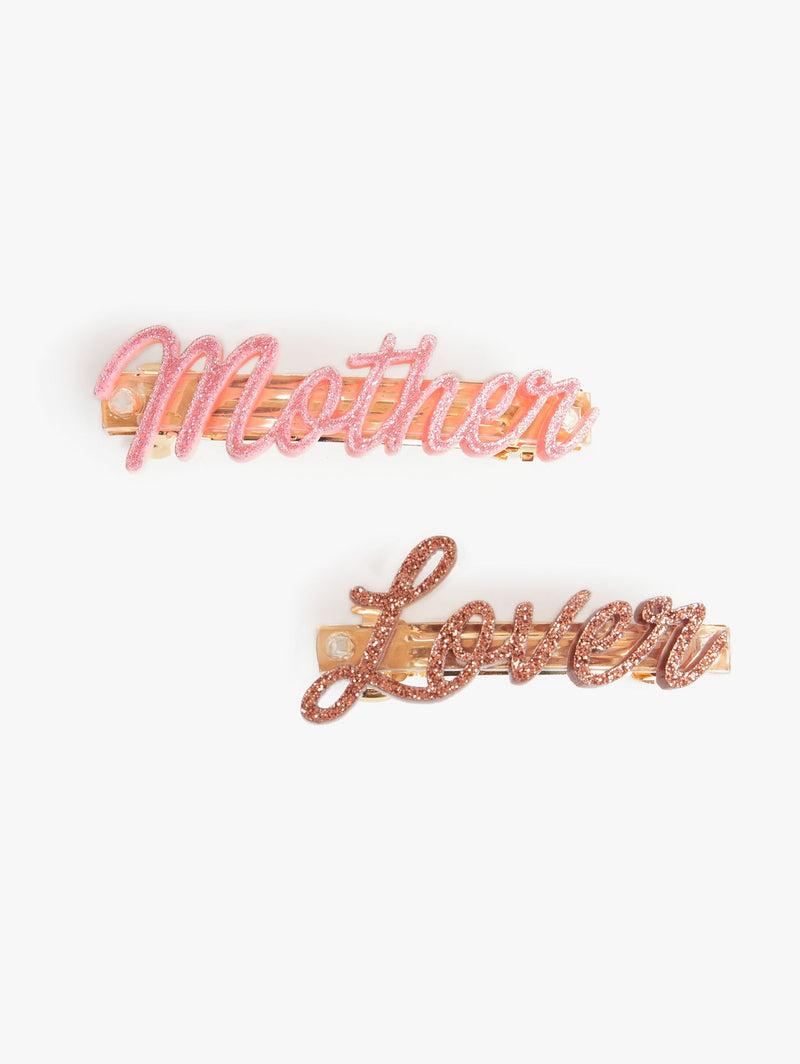Mother Lover Barrette Accessories Mother Denim One Size Mother Lover/Pink + Gold 