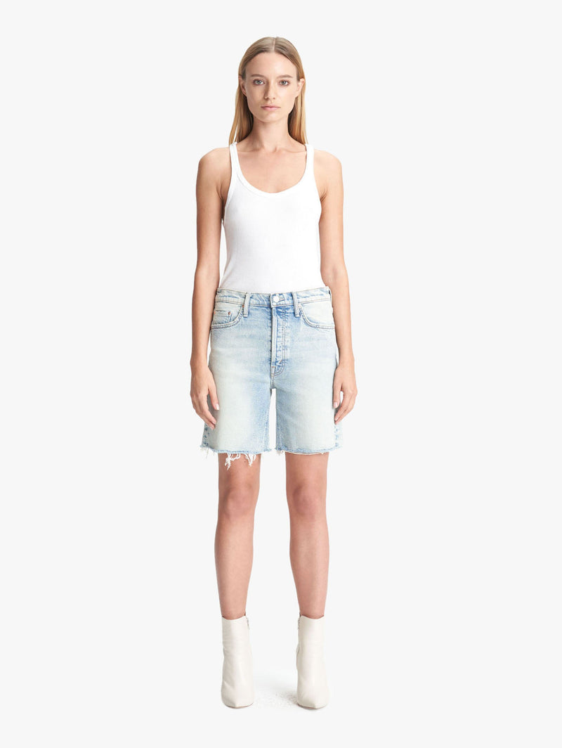 Tripper Cutoff Frayed Denim Shorts Apparel Mother Denim   