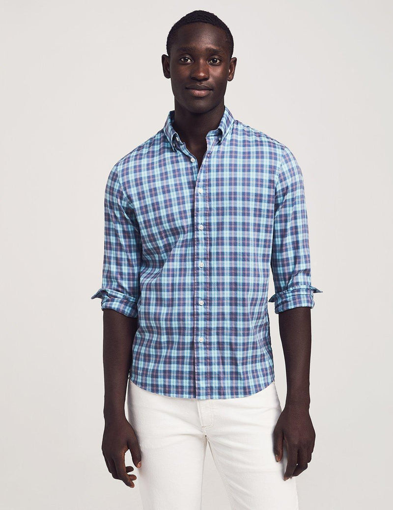 Movement Button-Down Shirt Apparel Faherty Ocean Drive Plaid Medium 