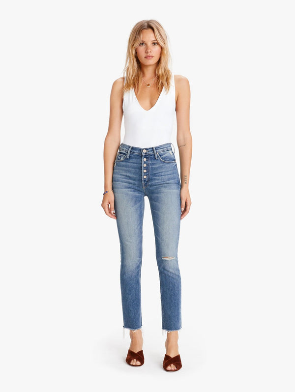 The Pixie Dazzler Ankle Fray Apparel Mother Denim   