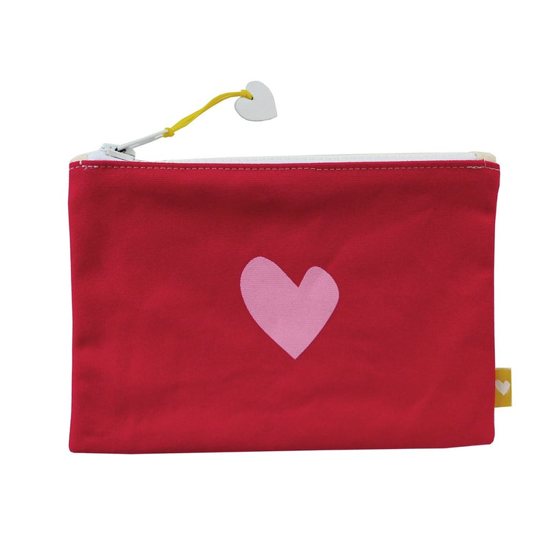 Imperfect Heart Canvas Pouch Accessories Kerri Rosenthal   