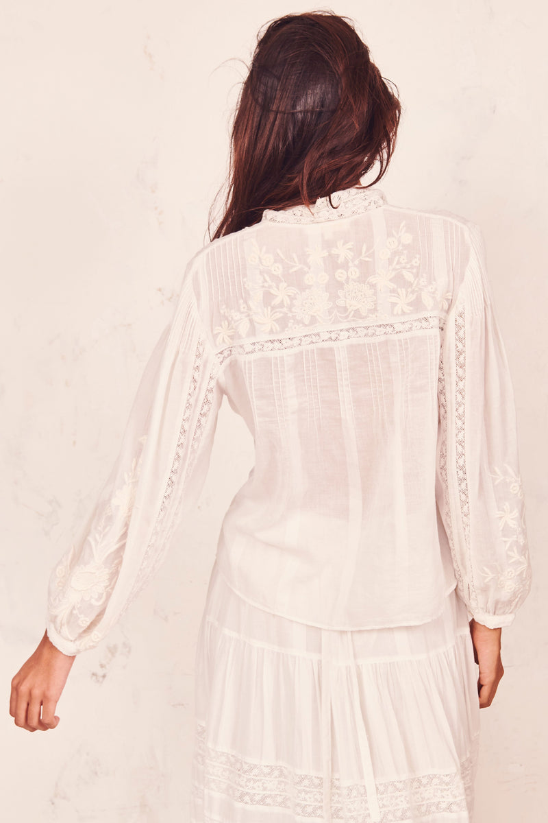 Ronda Top Apparel & Accessories LoveShackFancy   