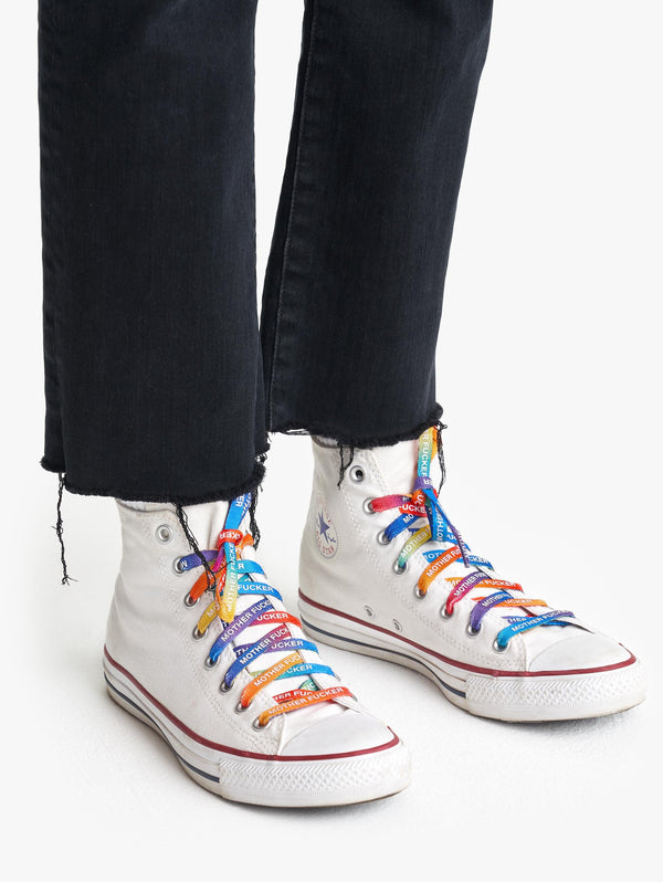 Mother F*cker Shoelaces Accessories Mother Denim One Size Rainbow 
