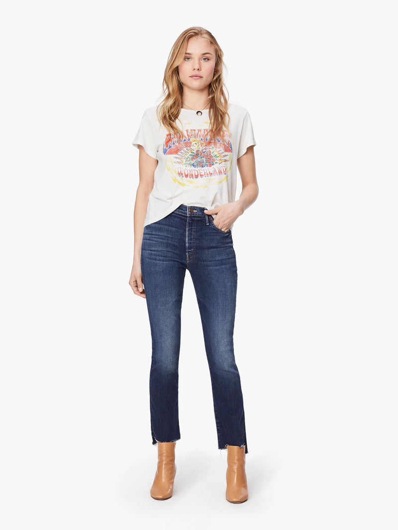 Insider Crop Step Fray Jeans Apparel Mother Denim Sweet and Sassy 24 