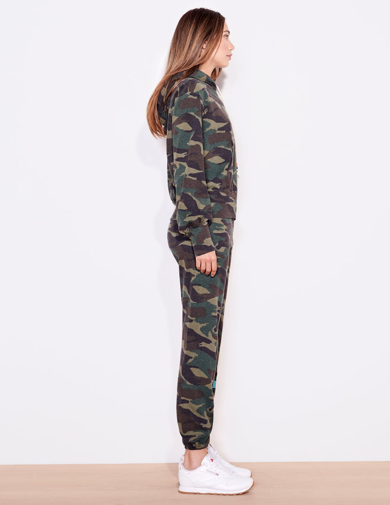 Mini Heart Camo Hoodie Apparel Sundry   