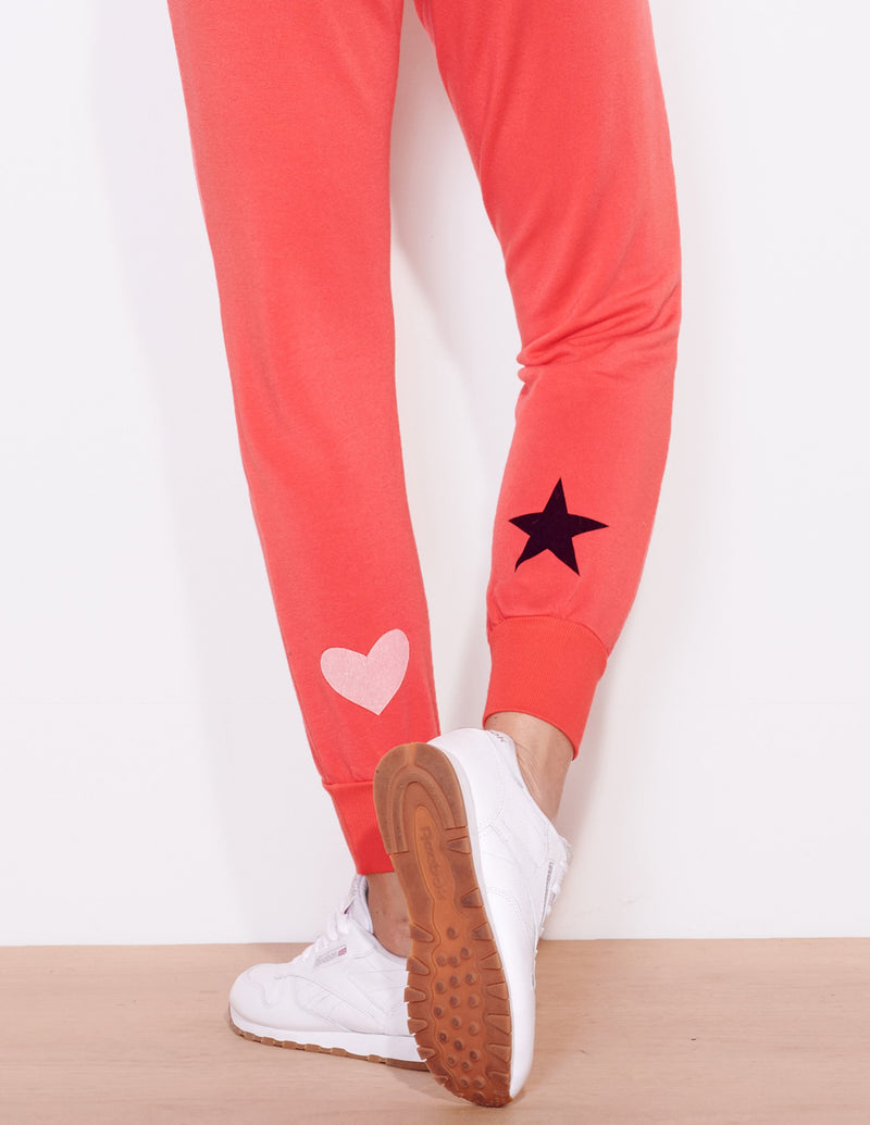 Star & Heart Jogger Apparel Sundry   