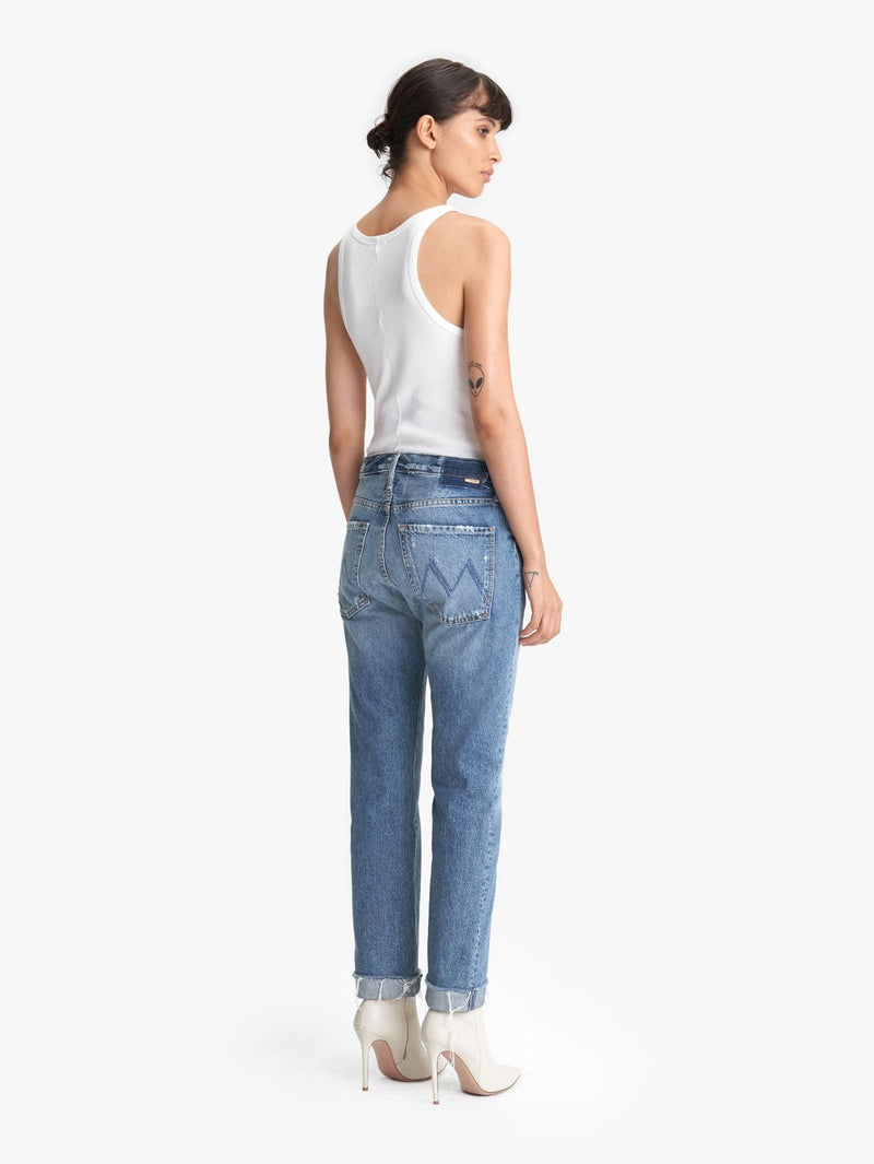 Scrapper Cuff Ankle Fray Jeans Apparel Mother Denim   