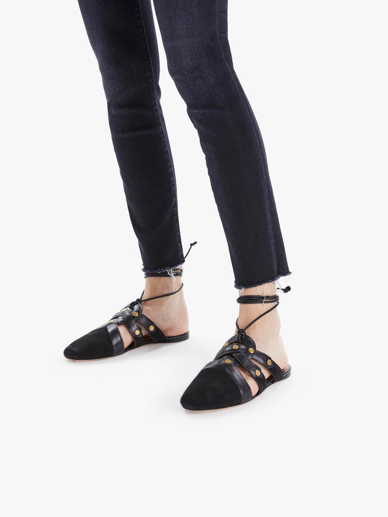 The Pixie Swooner Ankle Fray Apparel & Accessories Mother Denim   
