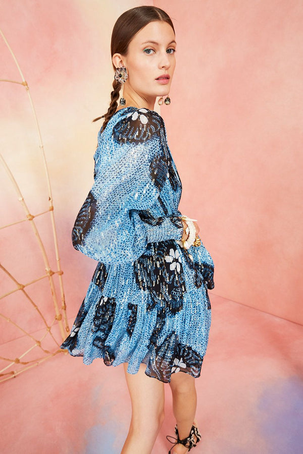 Noemi Shibori Silk Dress Apparel Ulla Johnson   